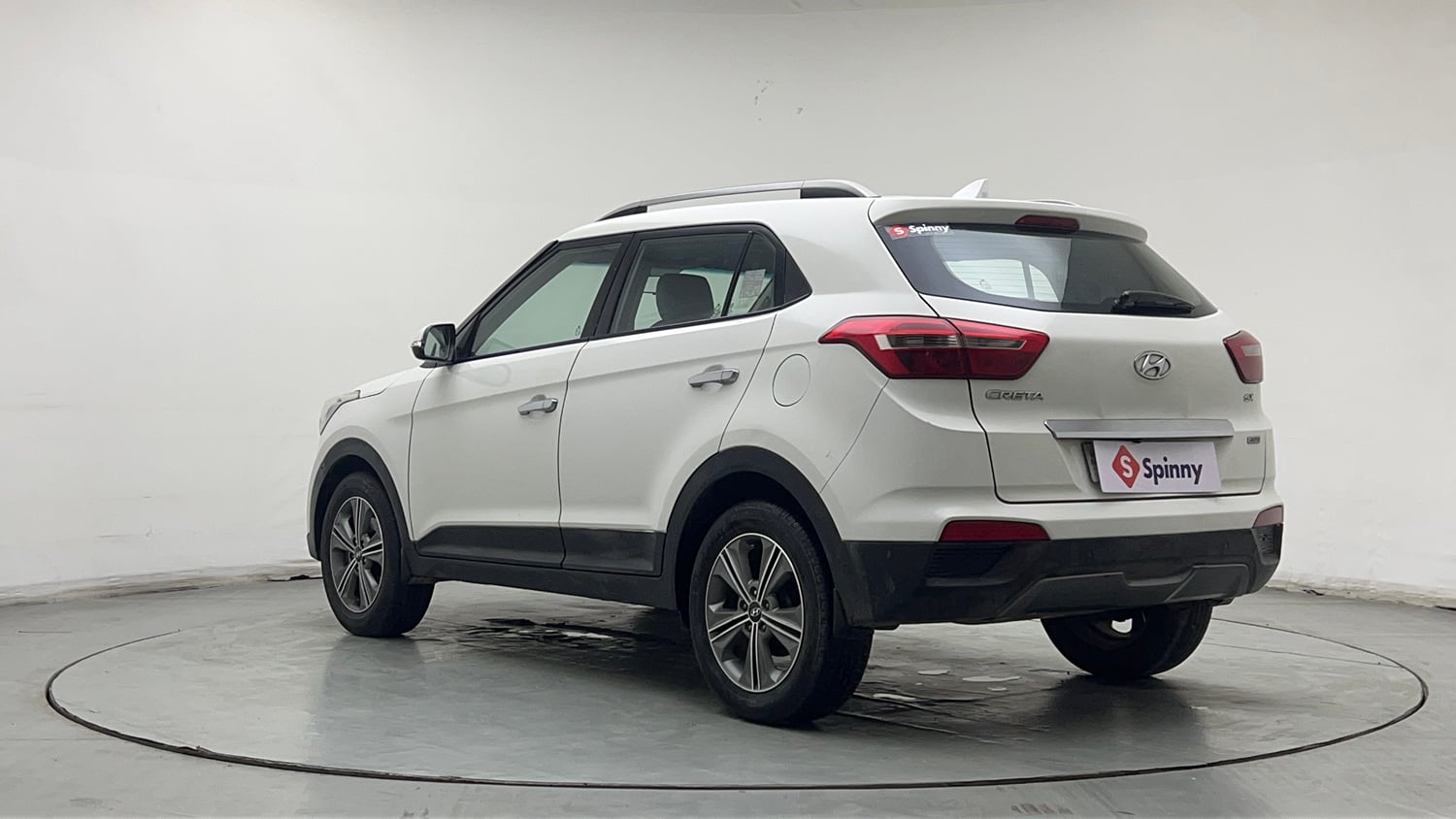 Used 2017 Hyundai Creta SX Plus 1.6 AT Petrol Petrol Automatic exterior LEFT REAR CORNER VIEW