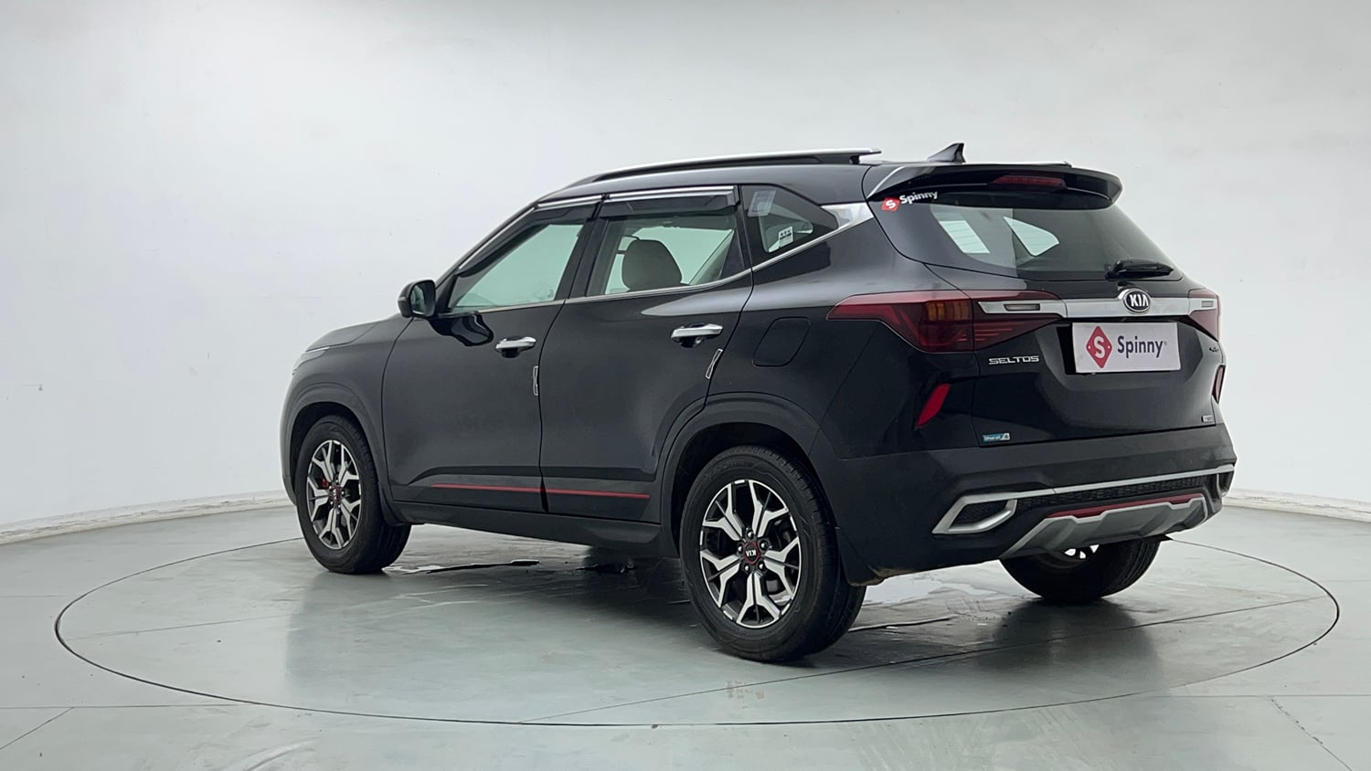 Used 2019 kia Seltos GTX Plus DCT 1.4 Petrol Automatic exterior LEFT REAR CORNER VIEW