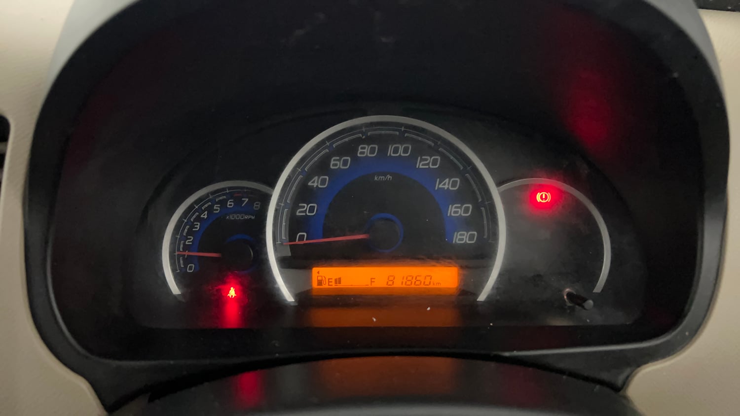 Used 2017 Maruti Suzuki Wagon R 1.0 VXI Petrol + CNG (Outside Fitted) Cng Manual interior CLUSTERMETER VIEW