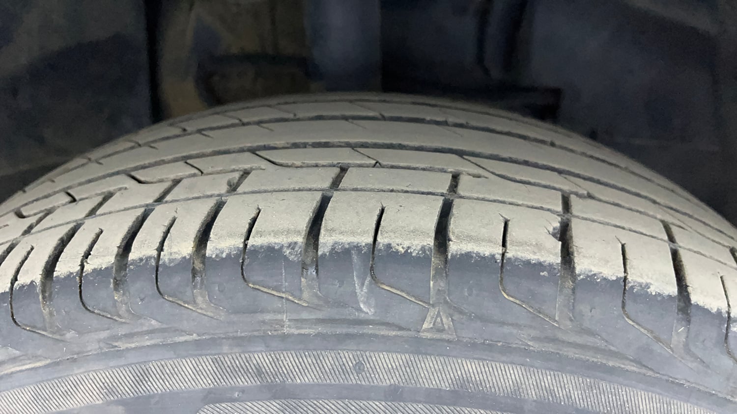 Used 2022 Tata Nexon XZ Plus (Premium) Petrol Manual tyres RIGHT FRONT TYRE TREAD VIEW