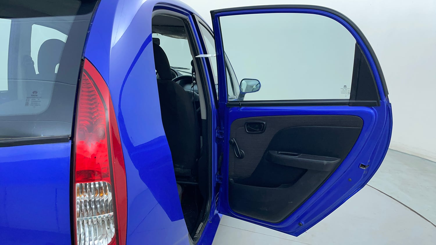 Used 2014 Tata Nano Twist XT Petrol Manual interior RIGHT REAR DOOR OPEN VIEW