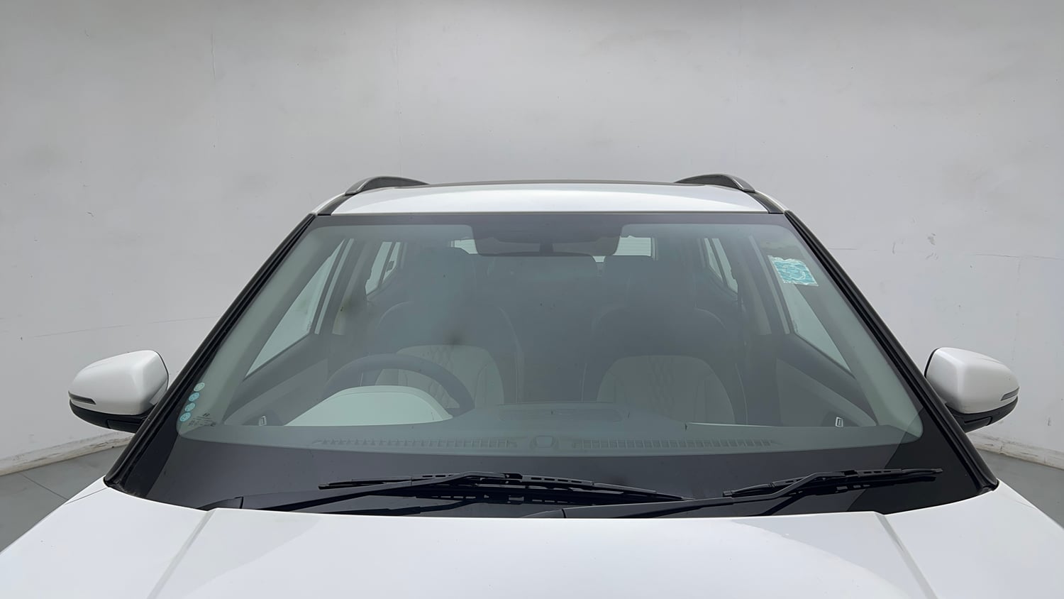 Used 2023 Hyundai Creta SX (O) 1.5 Petrol IVT Petrol Automatic exterior FRONT WINDSHIELD VIEW
