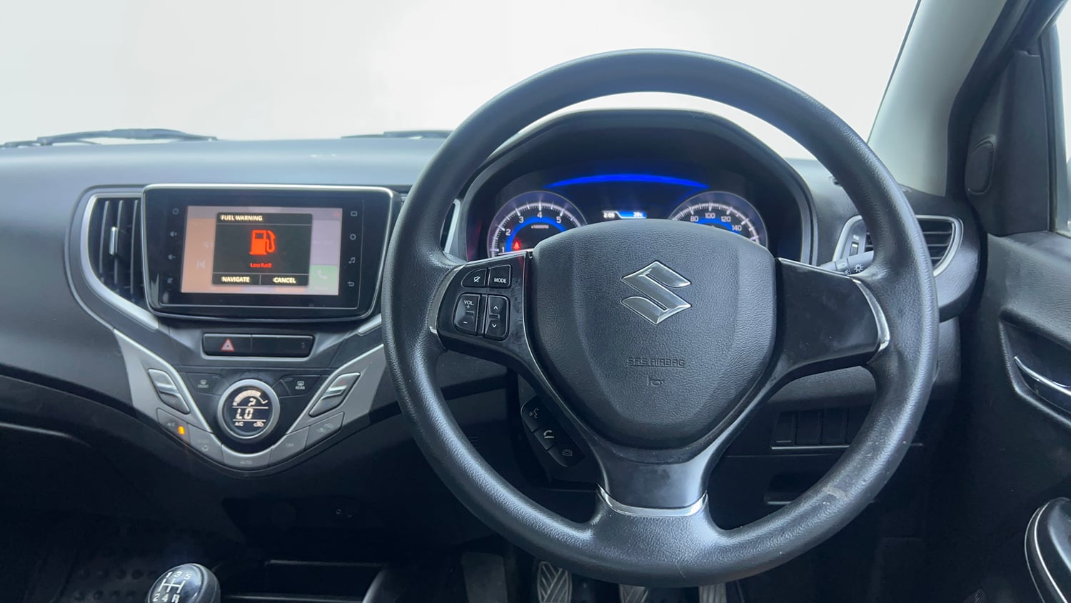 Used 2021 Maruti Suzuki Baleno Zeta Petrol Manual interior STEERING VIEW
