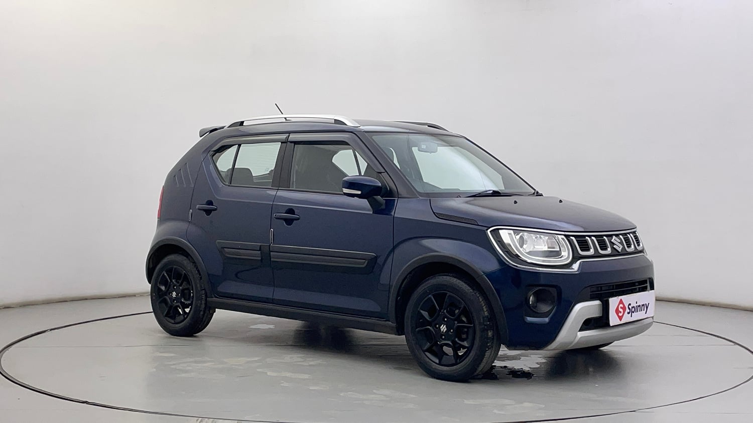 Used 2022 Maruti Suzuki Ignis Alpha 1.2 MT Petrol Manual exterior RIGHT FRONT CORNER VIEW