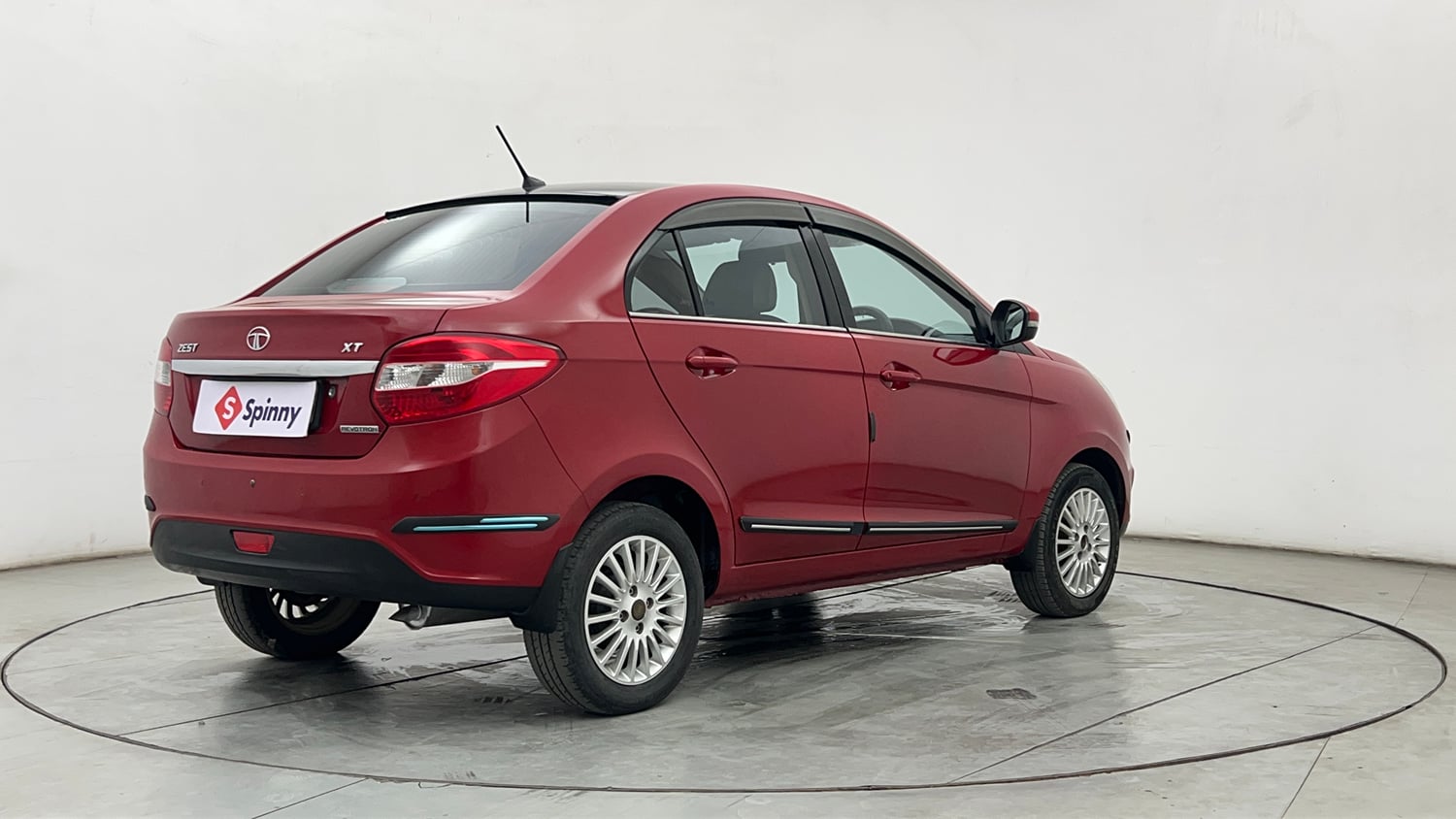Used 2016 Tata Zest XT Petrol Petrol Manual exterior RIGHT REAR CORNER VIEW