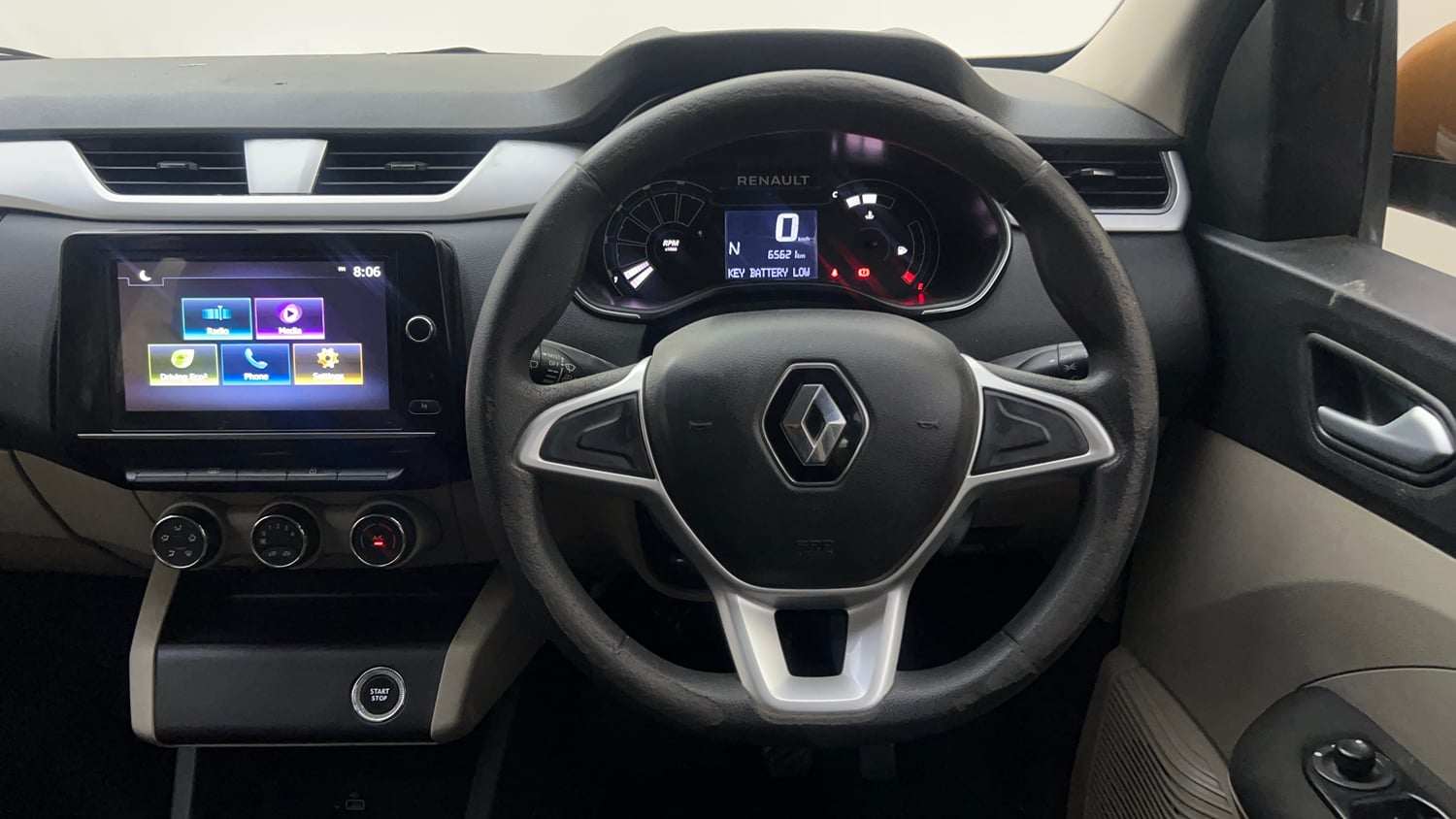 Used 2021 Renault Triber RXZ EASY-R AMT Petrol Automatic interior STEERING VIEW