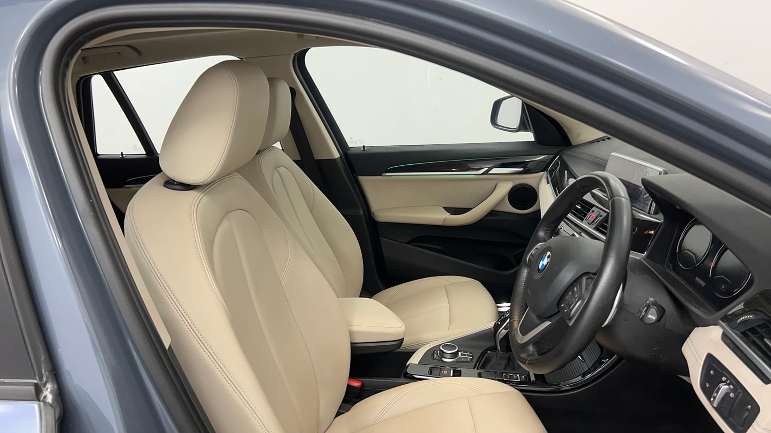 Used 2021 BMW X1 sDrive20d xLine Diesel Automatic interior RIGHT SIDE FRONT DOOR CABIN VIEW