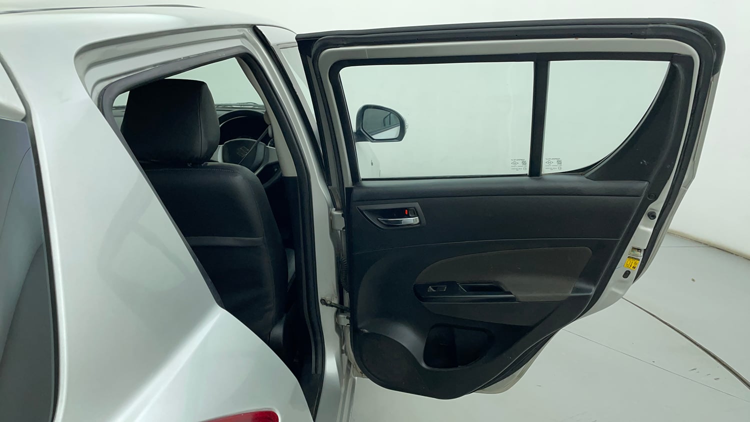 Used 2014 Maruti Suzuki Swift VXi Petrol Manual interior RIGHT REAR DOOR OPEN VIEW