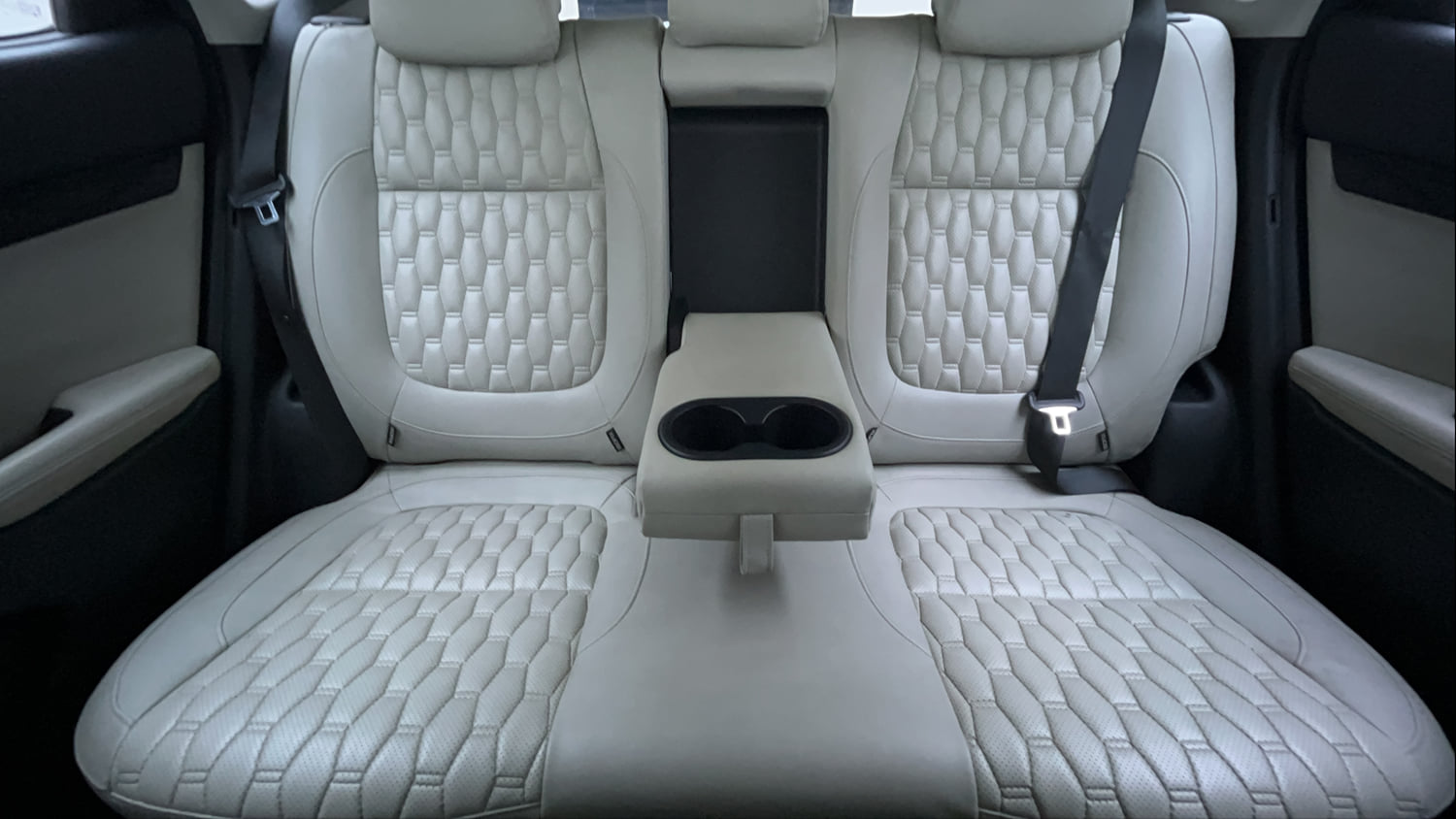 Used 2021 Kia Seltos HTX 1.5 Diesel Diesel Manual interior REAR SEAT CONDITION VIEW