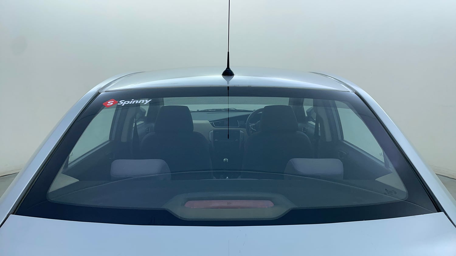 Used 2015 Tata Zest XM Petrol Petrol Manual exterior BACK WINDSHIELD VIEW