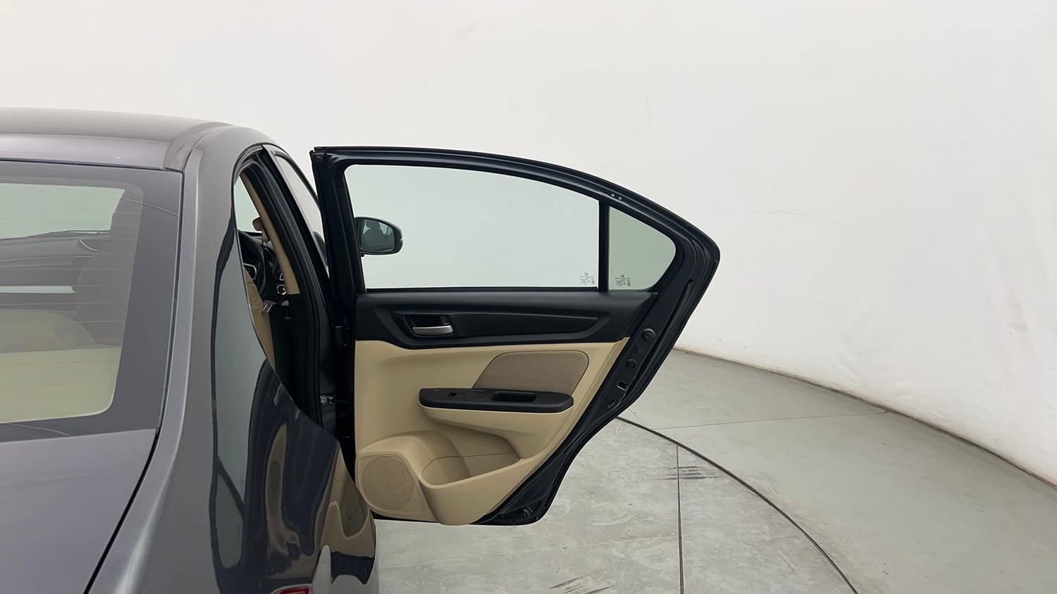 Used 2025 honda Amaze 2nd Generation VX 1.2 Petrol MT Petrol Manual interior RIGHT REAR DOOR OPEN VIEW