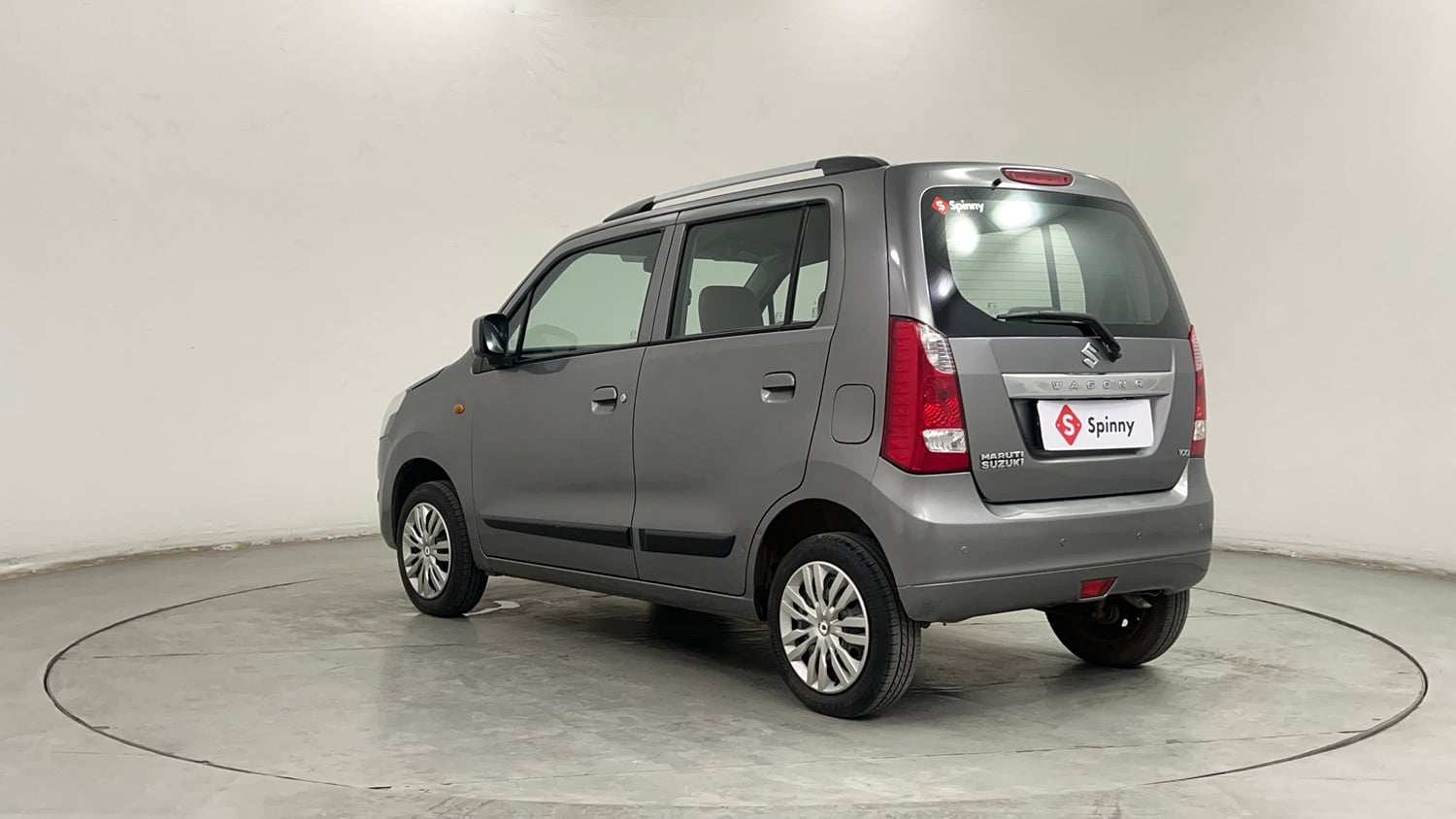 Used 2014 Maruti Suzuki Wagon R 1.0 VXI Petrol + CNG (Outside Fitted) Cng Manual exterior LEFT REAR CORNER VIEW