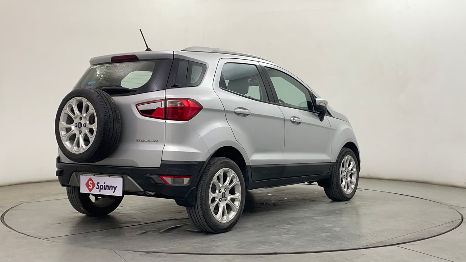 Used 2018 Ford EcoSport Titanium + 1.5L Ti-VCT AT Petrol Automatic exterior RIGHT REAR CORNER VIEW