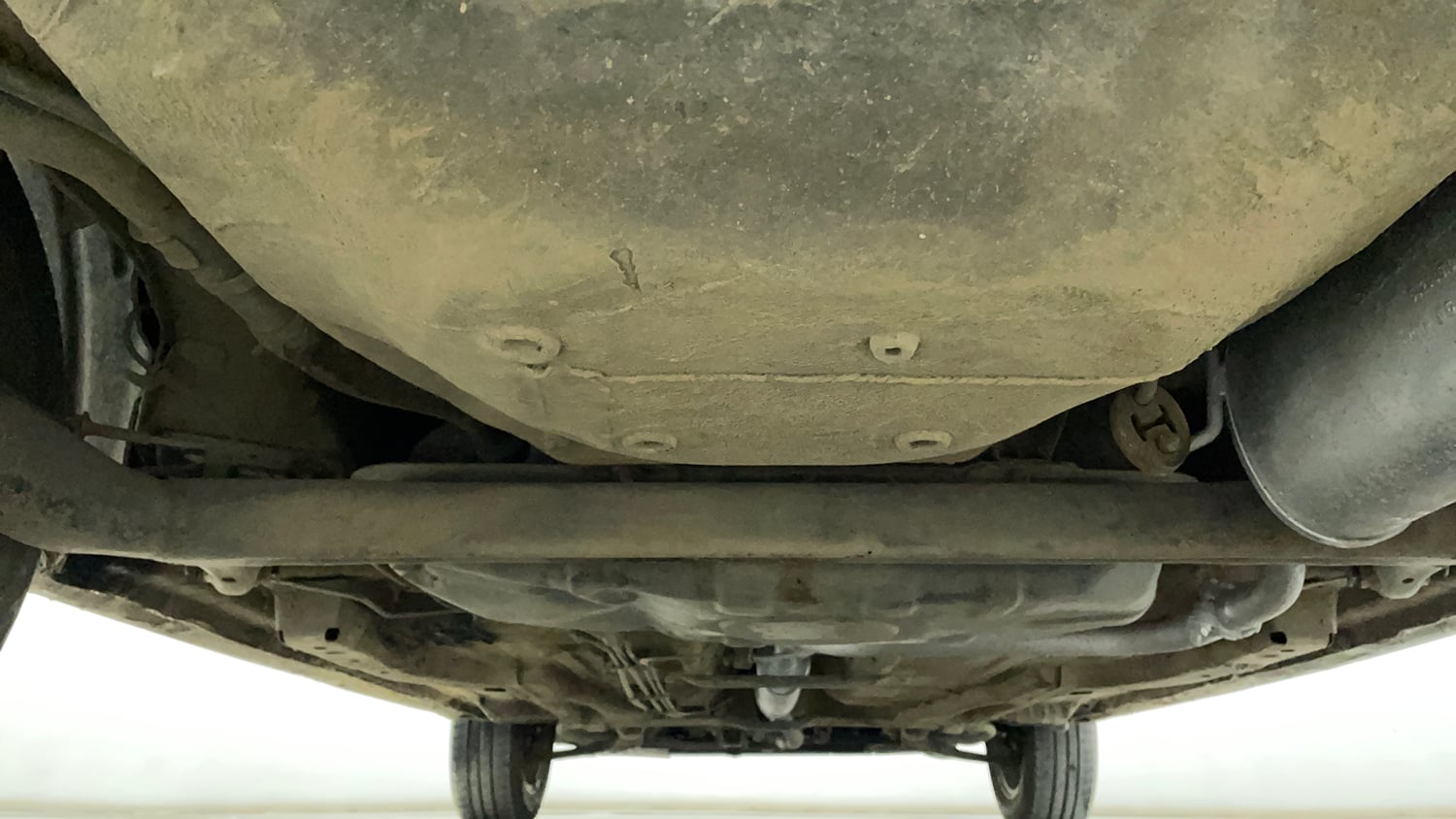 Used 2018 Tata Tiago Revotron XZ Petrol Manual extra REAR UNDERBODY VIEW (TAKEN FROM REAR)