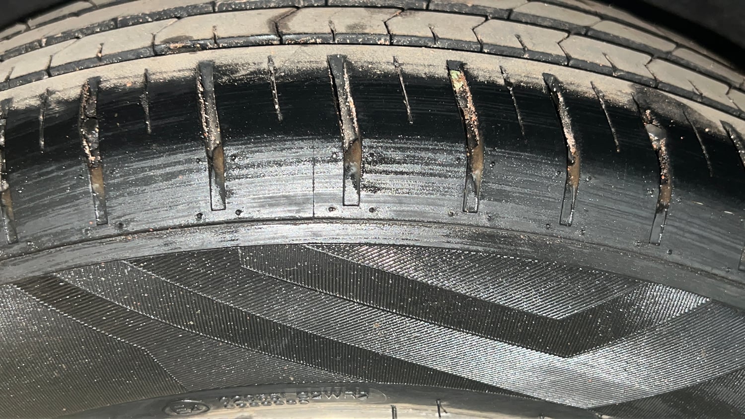 Used 2019 Honda WR-V VX MT Petrol Petrol Manual tyres RIGHT REAR TYRE TREAD VIEW