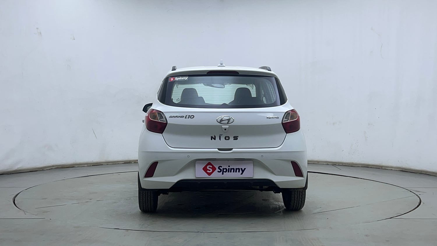 Used 2022 Hyundai Grand i10 Nios Sportz 1.2 Kappa VTVT Petrol Manual exterior BACK VIEW
