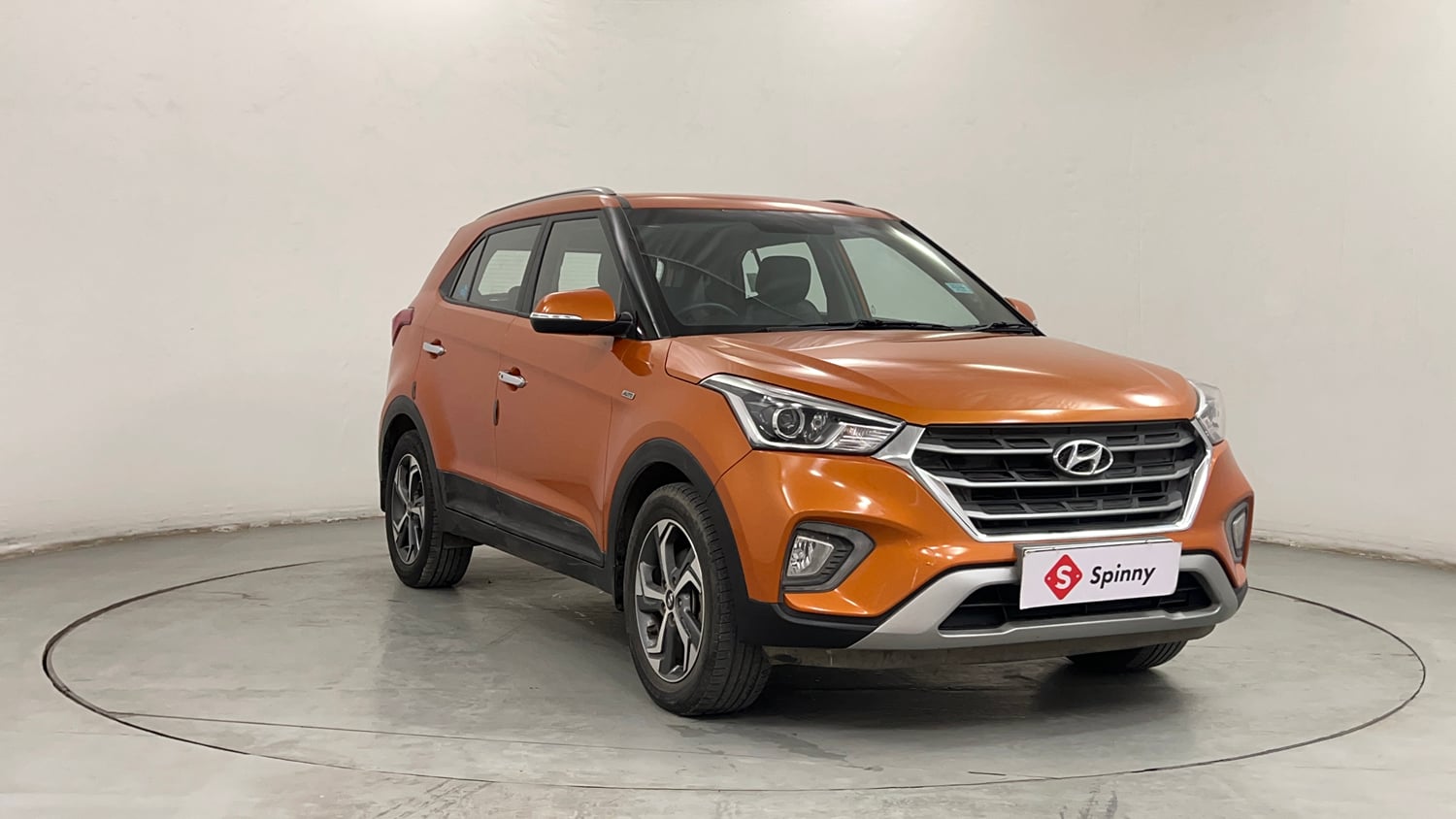 Used 2018 Hyundai Creta SX 1.6 AT Petrol Petrol Automatic exterior RIGHT FRONT CORNER VIEW