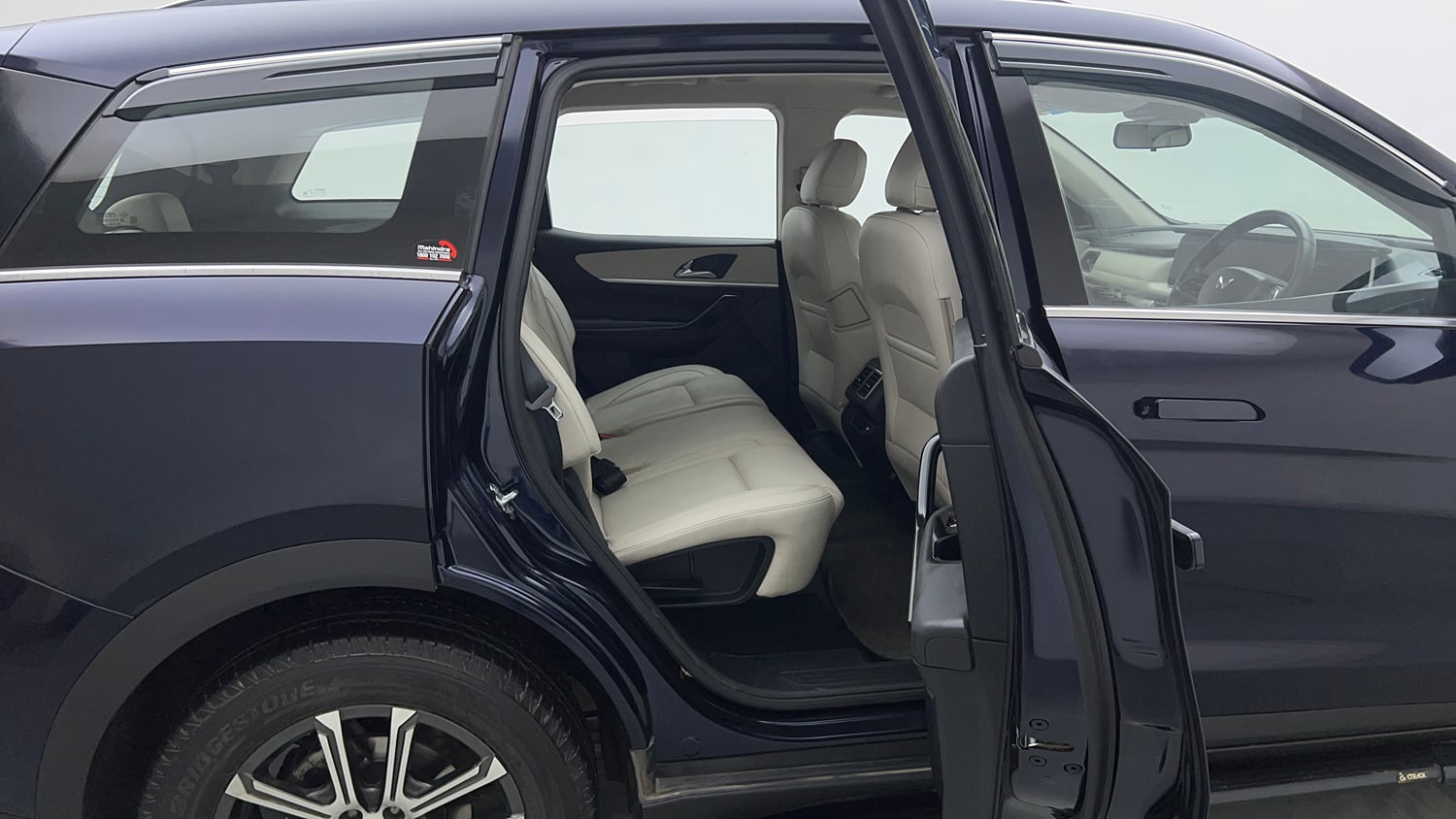 Used 2024 Mahindra XUV700 AX 7 Luxury Pack Petrol AT 7 STR Petrol Automatic interior RIGHT SIDE REAR DOOR CABIN VIEW