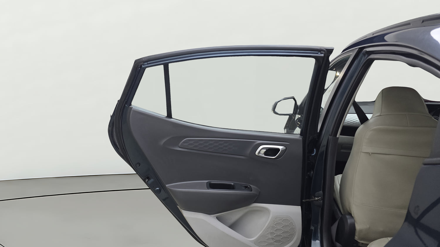 Used 2021 Hyundai Grand i10 Nios Asta 1.2 Kappa VTVT Petrol Manual interior LEFT REAR DOOR OPEN VIEW