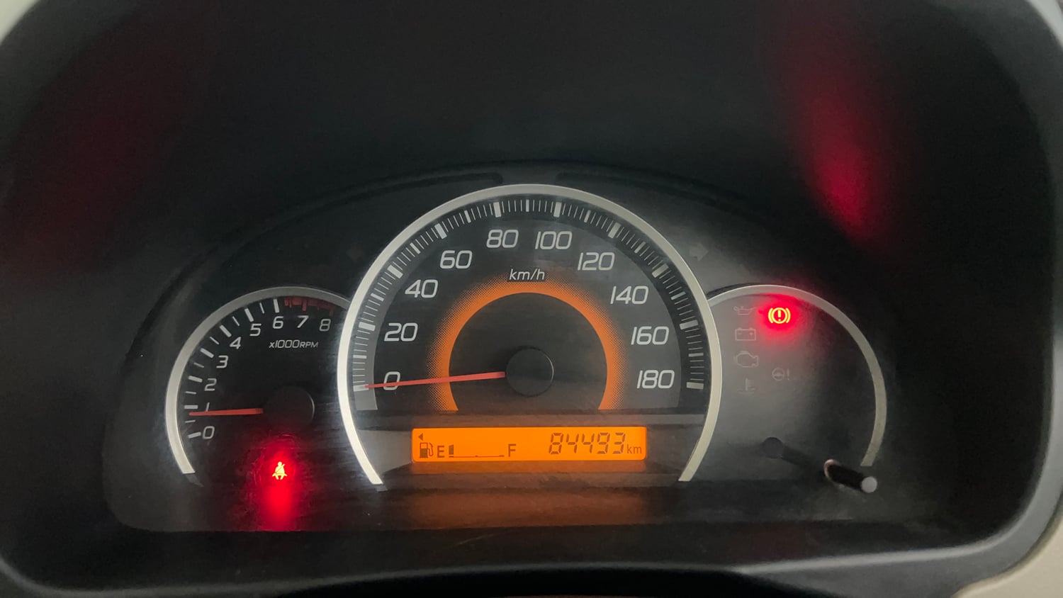 Used 2014 Maruti Suzuki Wagon R 1.0 VXI Petrol + CNG (Outside Fitted) Cng Manual interior CLUSTERMETER VIEW