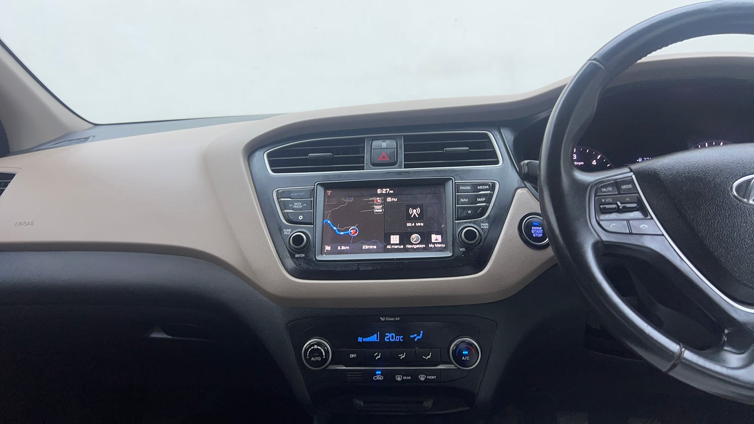 Used 2018 Hyundai Elite i20 Asta 1.4 (O) CRDi Diesel Manual interior MUSIC SYSTEM & AC CONTROL VIEW