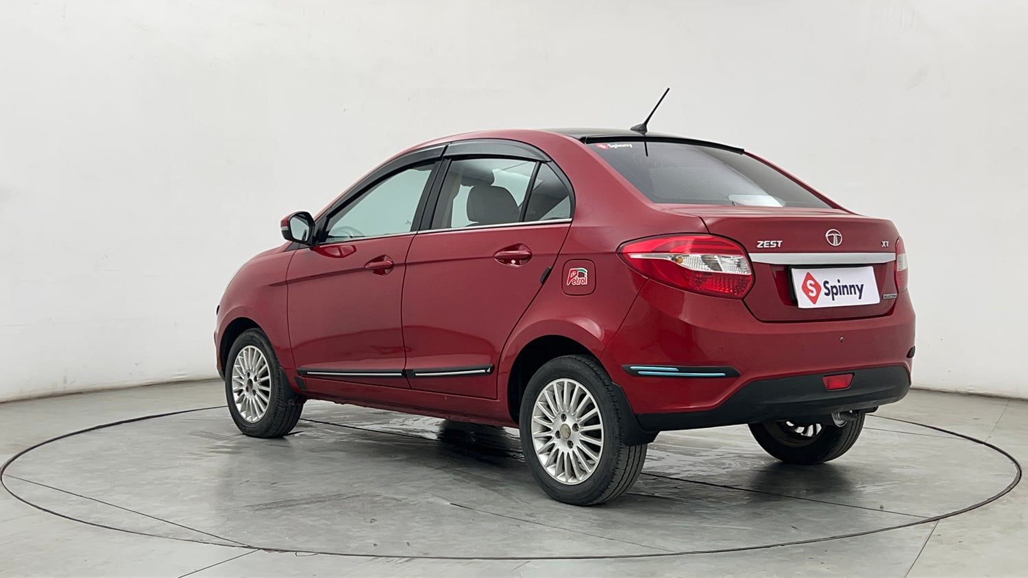 Used 2016 Tata Zest XT Petrol Petrol Manual exterior LEFT REAR CORNER VIEW
