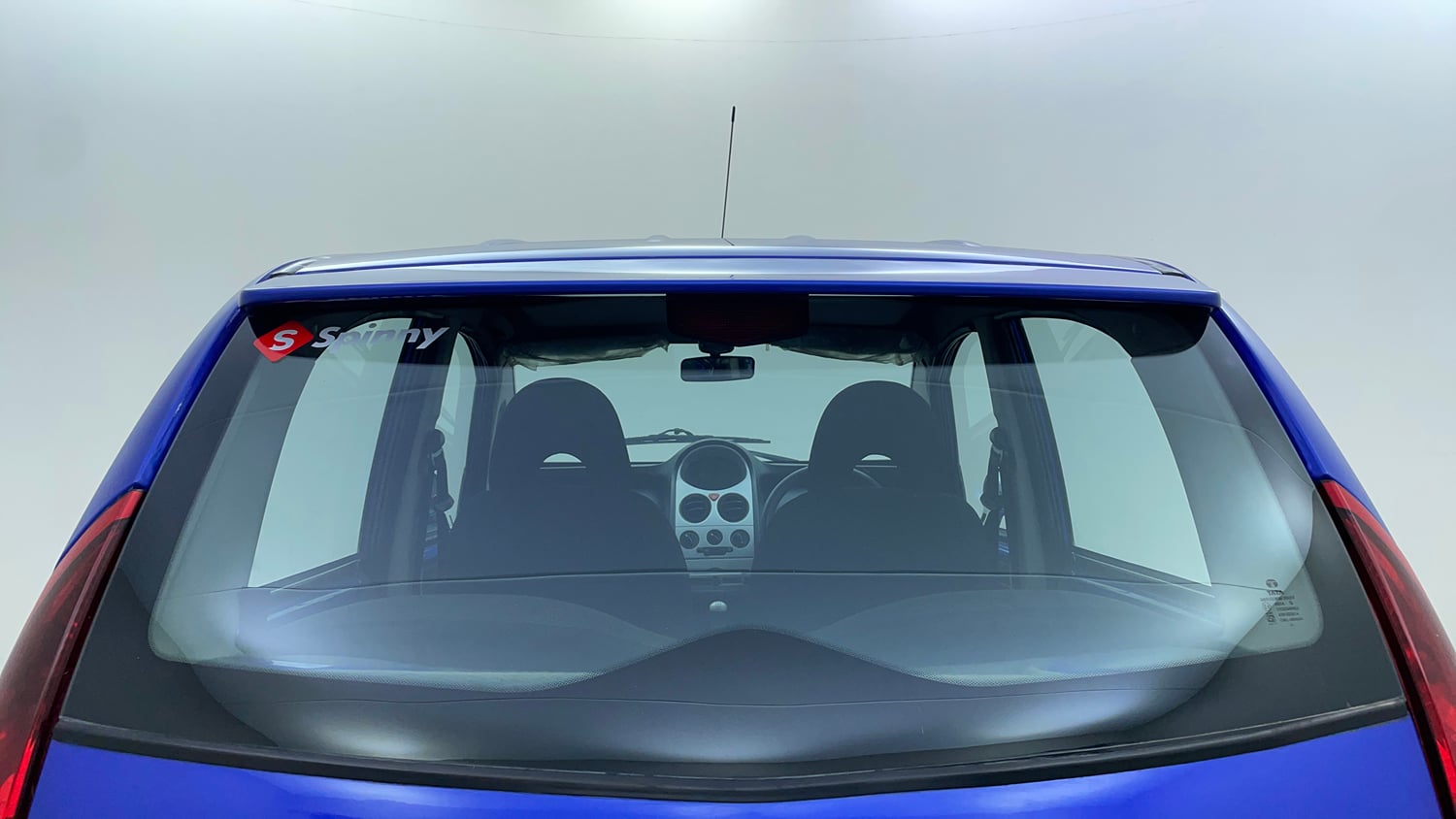 Used 2014 Tata Nano Twist XT Petrol Manual exterior BACK WINDSHIELD VIEW