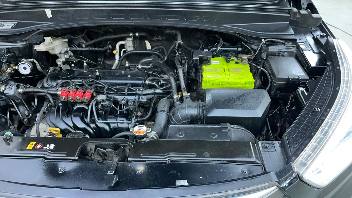 Used 2018 Hyundai Creta 1.6 E+ VTVT Petrol + CNG (Outside Fitted) Cng Manual engine ENGINE LEFT SIDE VIEW