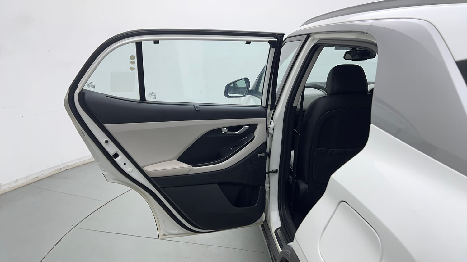 Used 2023 Hyundai Creta SX (O) 1.5 Petrol IVT Petrol Automatic interior LEFT REAR DOOR OPEN VIEW