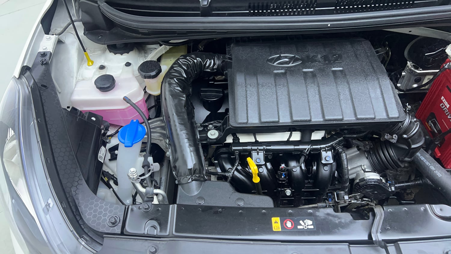 Used 2022 Hyundai Grand i10 Nios Sportz 1.2 Kappa VTVT Petrol Manual engine ENGINE RIGHT SIDE VIEW