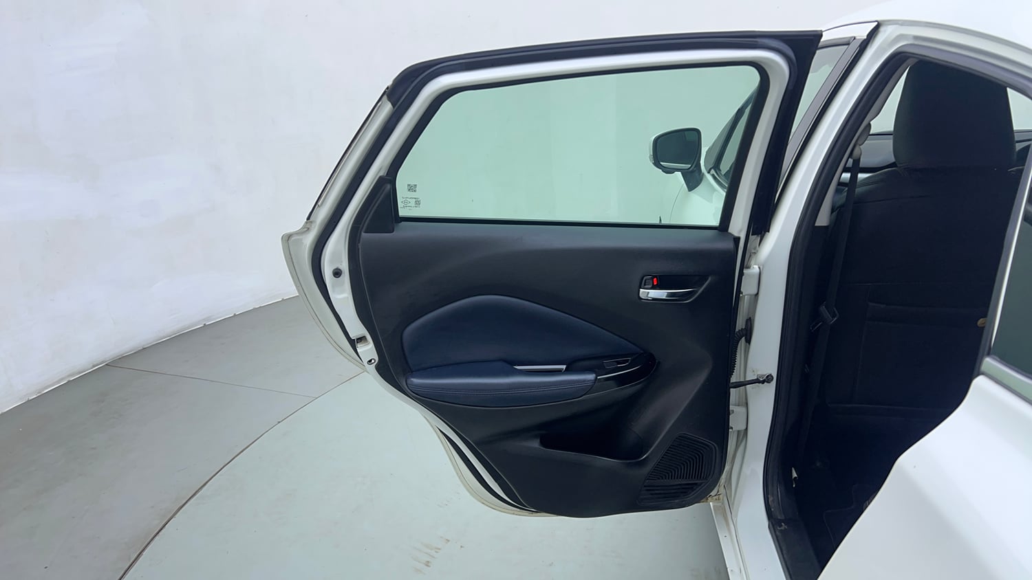 Used 2023 Maruti Suzuki Baleno Alpha MT Petrol Manual interior LEFT REAR DOOR OPEN VIEW