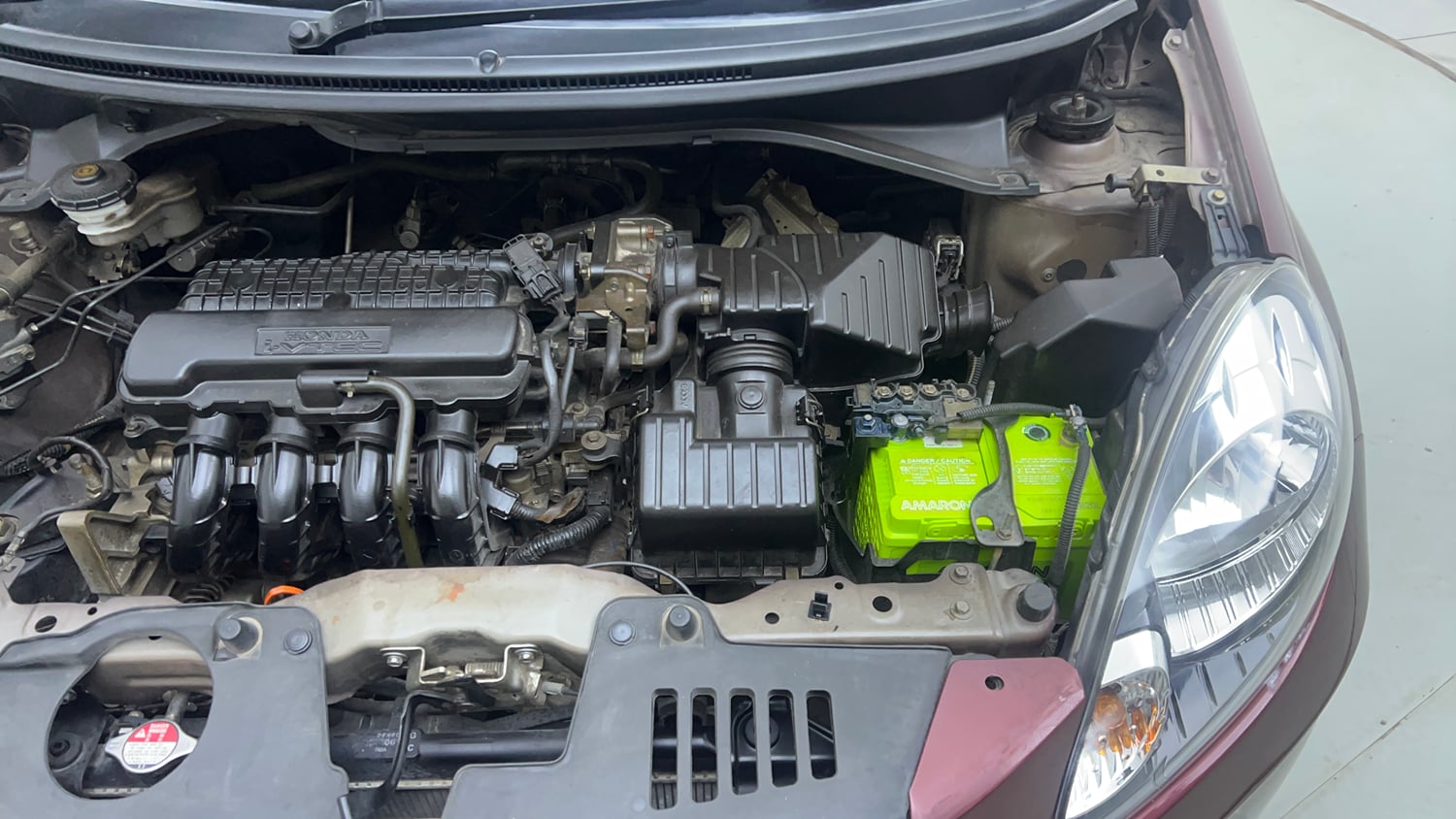 Used 2015 Honda Amaze 1.2 S i-VTEC Petrol Manual engine ENGINE LEFT SIDE VIEW