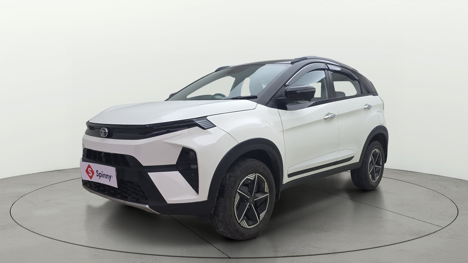 Used 2023 Tata Nexon Fearless Plus S 1.2 Revotron Petrol 6MT DT Petrol Manual exterior LEFT FRONT CORNER VIEW