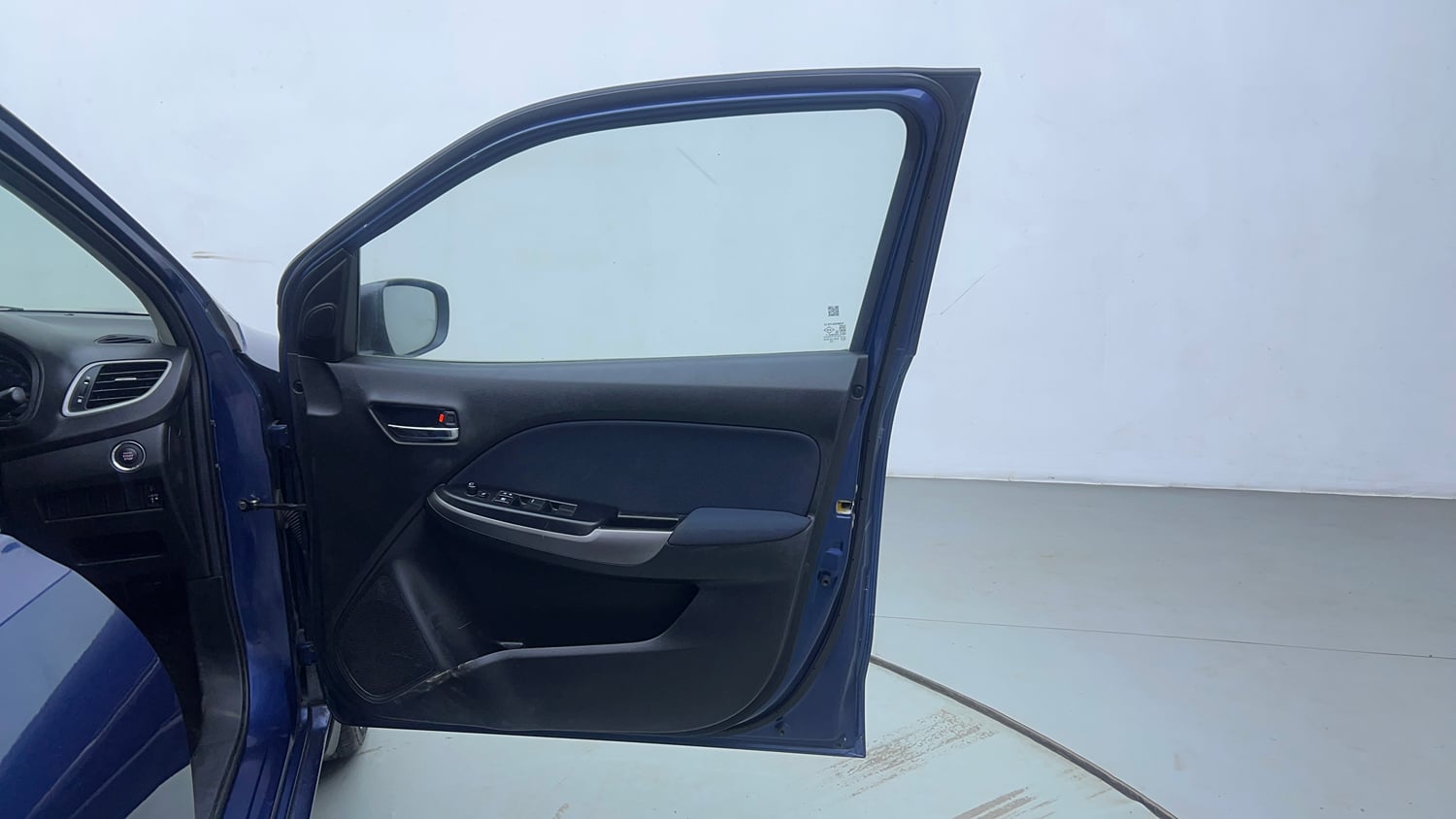 Used 2021 Maruti Suzuki Baleno Zeta Petrol Manual interior RIGHT FRONT DOOR OPEN VIEW