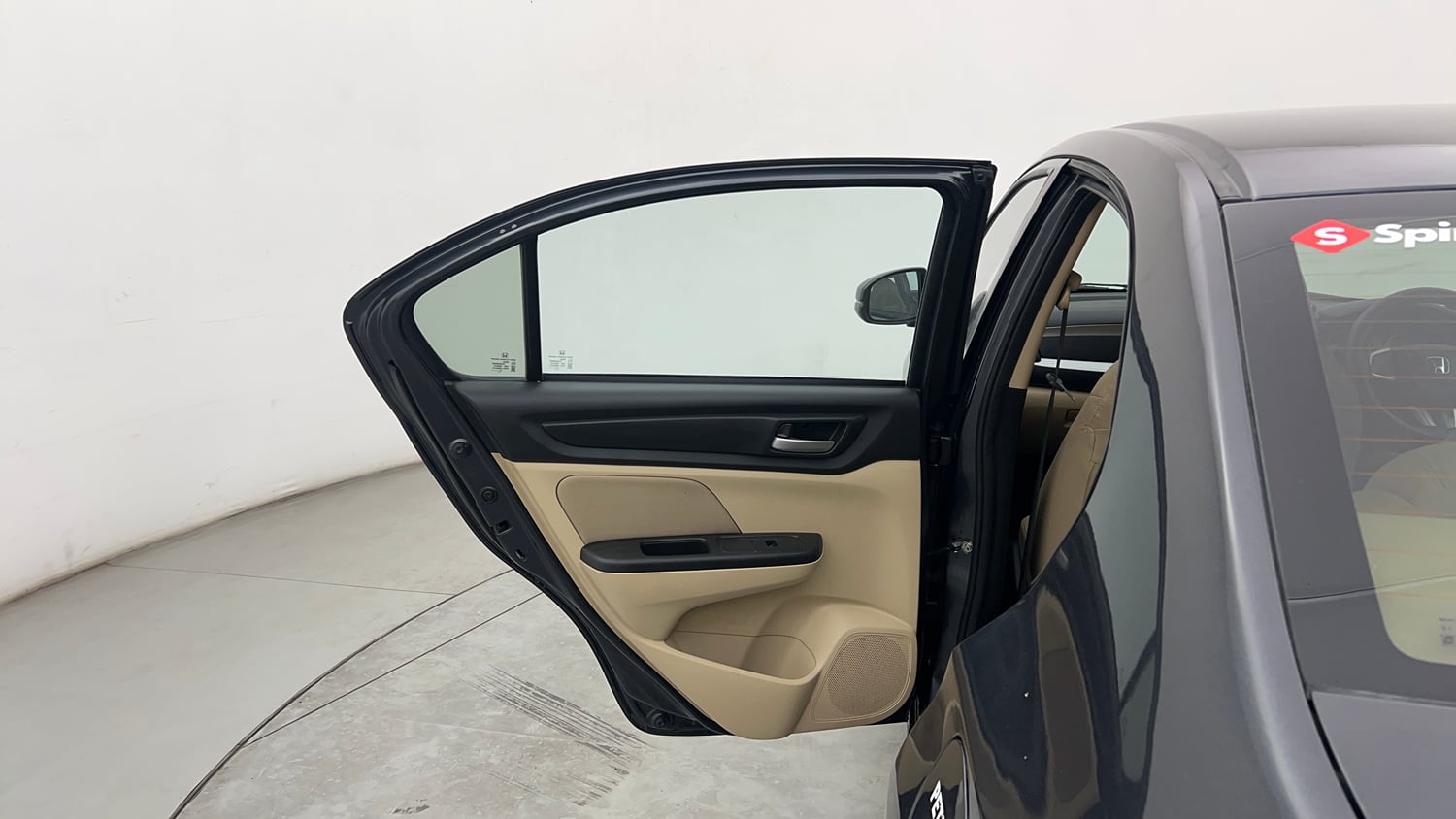 Used 2025 honda Amaze 2nd Generation VX 1.2 Petrol MT Petrol Manual interior LEFT REAR DOOR OPEN VIEW