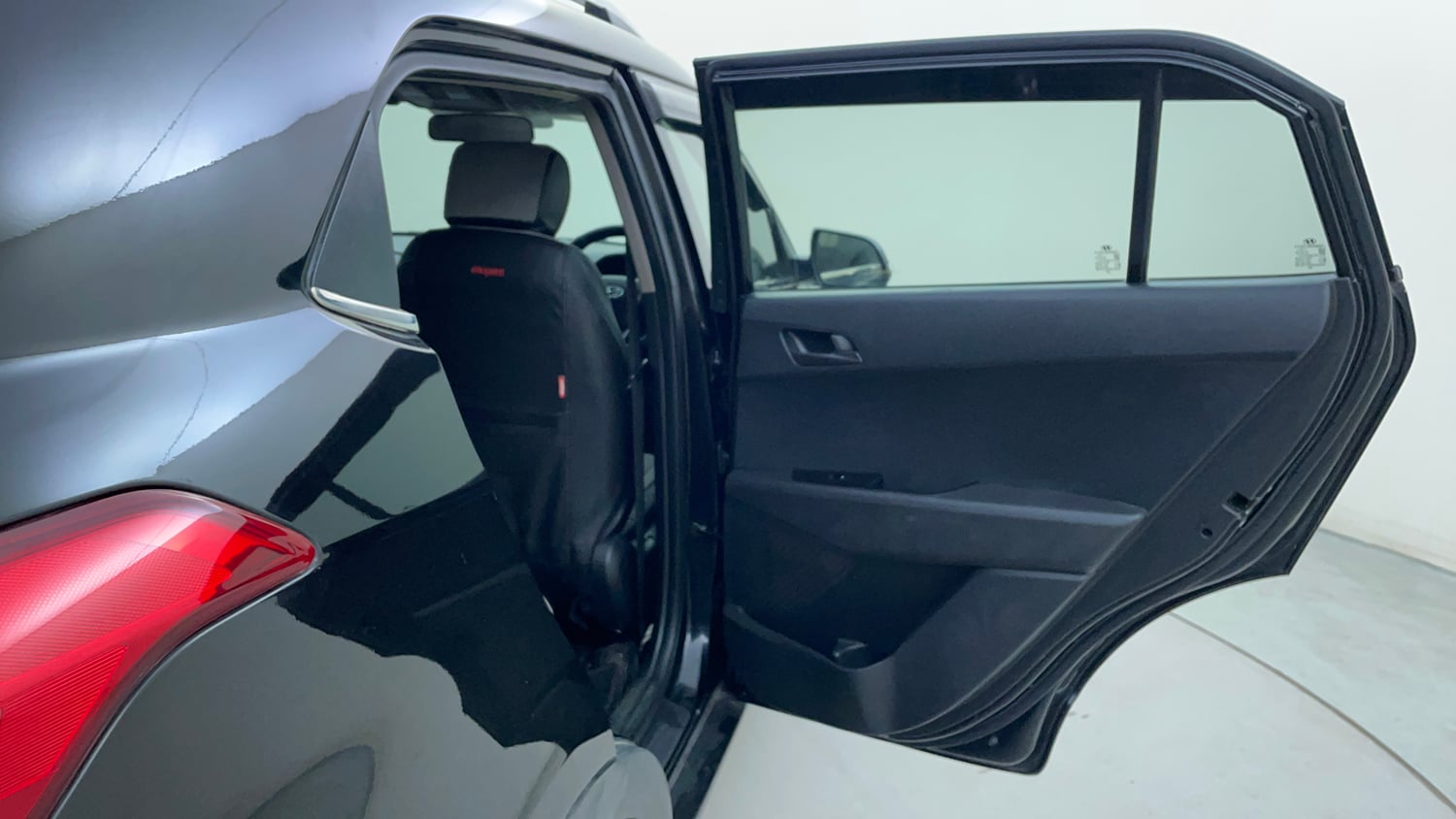 Used 2018 Hyundai Creta 1.6 E+ VTVT Petrol + CNG (Outside Fitted) Cng Manual interior RIGHT REAR DOOR OPEN VIEW