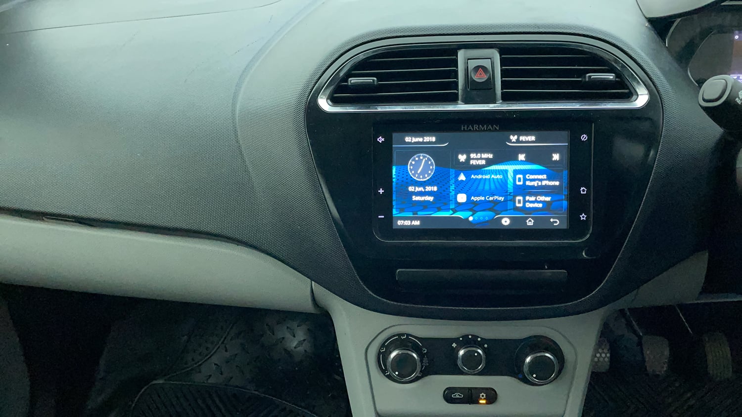 Used 2022 Tata Tiago XT Rhythm Petrol Manual interior MUSIC SYSTEM & AC CONTROL VIEW