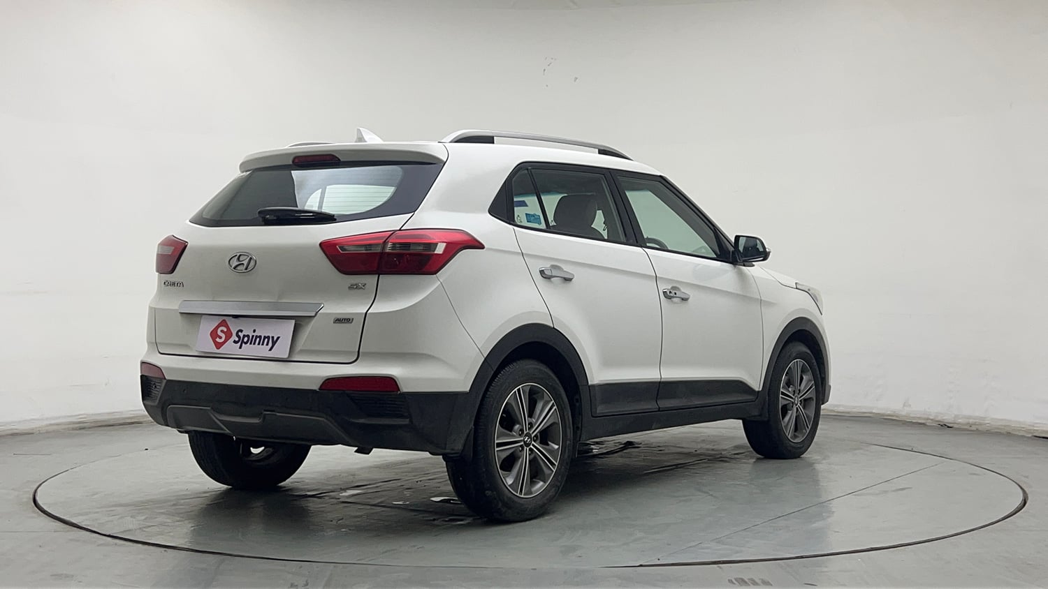 Used 2017 Hyundai Creta SX Plus 1.6 AT Petrol Petrol Automatic exterior RIGHT REAR CORNER VIEW