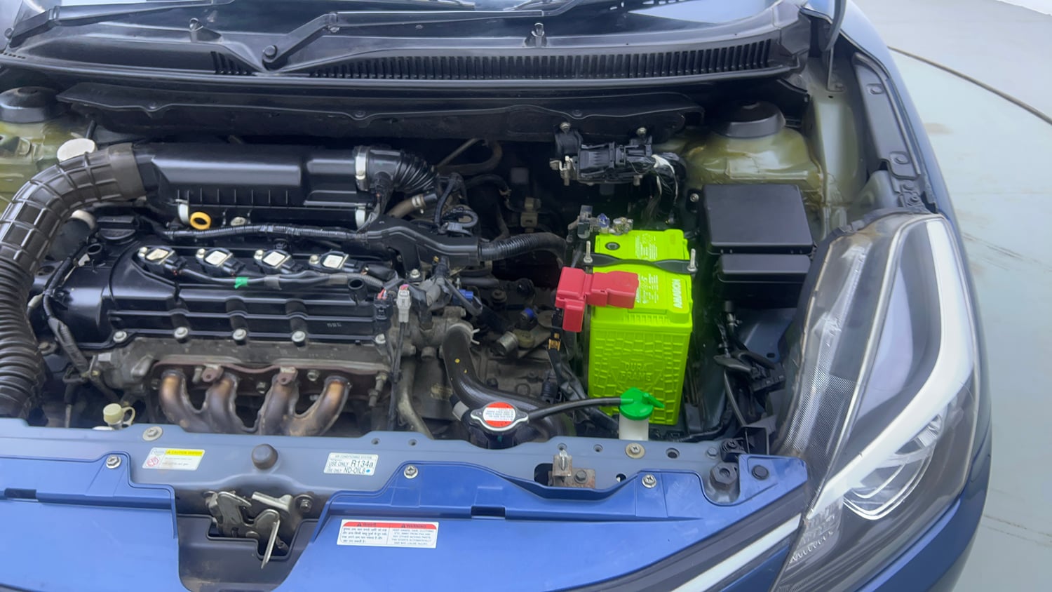 Used 2018 Maruti Suzuki Baleno Alpha 1.2 Petrol Manual engine ENGINE LEFT SIDE VIEW