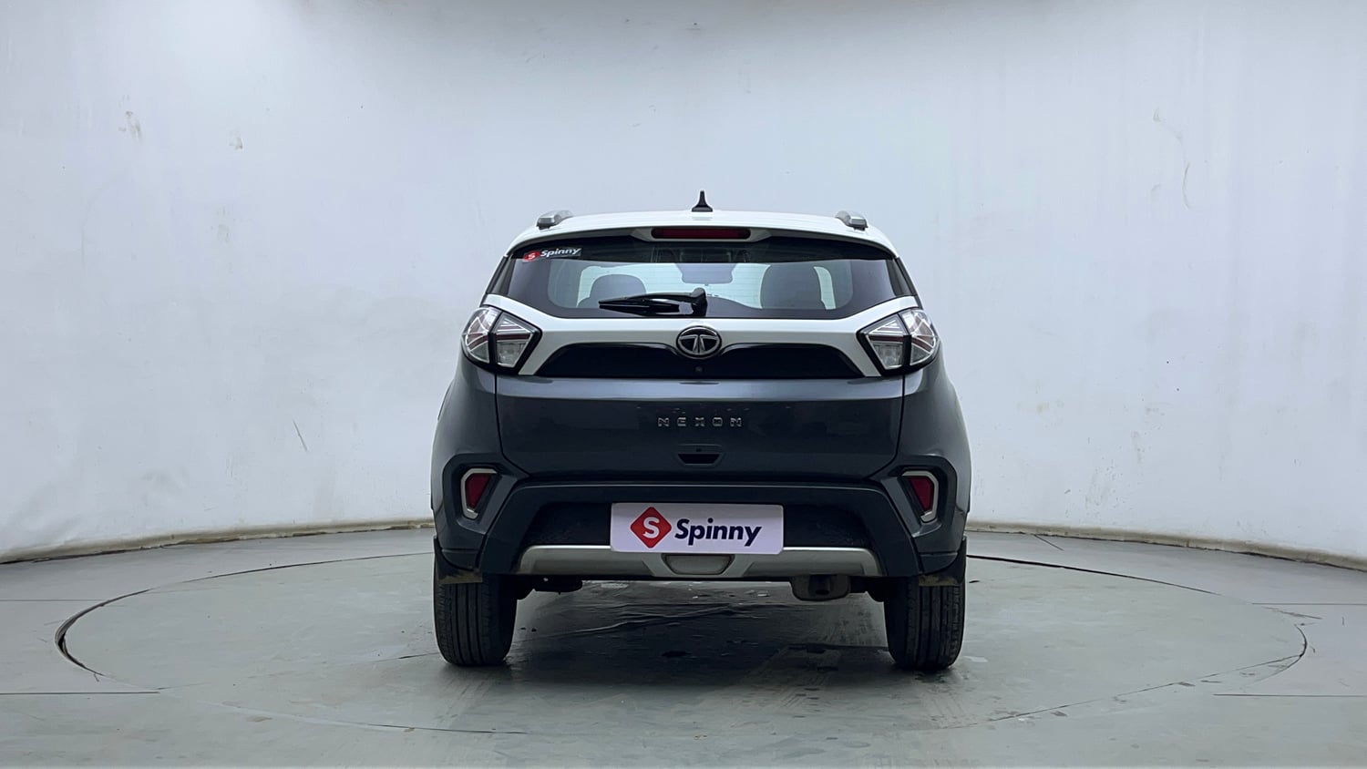 Used 2020 Tata Nexon XZA Plus (O) Dual Tone Petrol Automatic exterior BACK VIEW