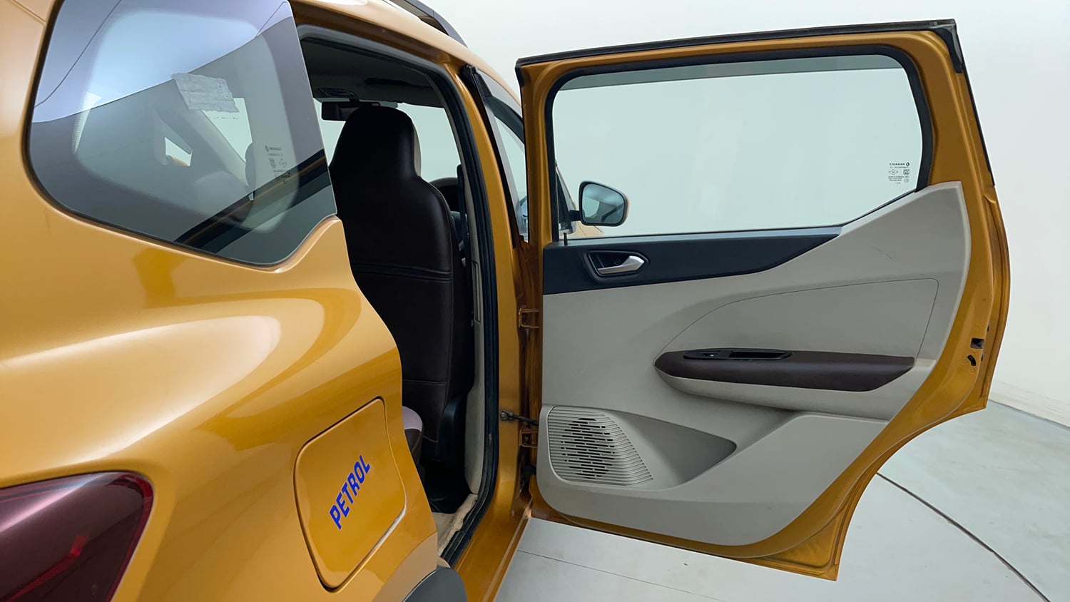 Used 2020 Renault Triber RXZ Petrol Manual interior RIGHT REAR DOOR OPEN VIEW
