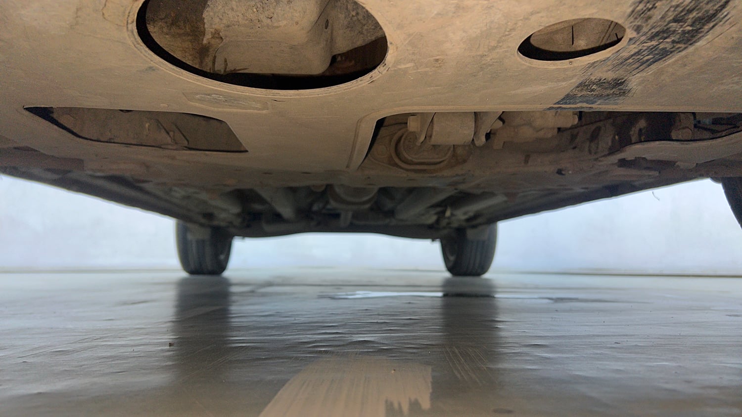 Used 2022 Hyundai Creta SX 1.5 Petrol Petrol Manual extra FRONT LEFT UNDERBODY VIEW