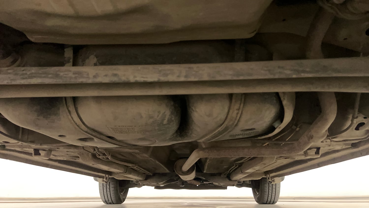 Used 2017 Maruti Suzuki Celerio VXI  CNG (Outside Fitted) Cng Manual extra REAR UNDERBODY VIEW (TAKEN FROM REAR)