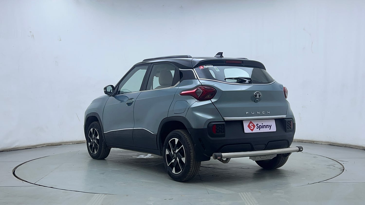 Used 2024 Tata Punch Creative Dual Tone MT Sunroof Petrol Manual exterior LEFT REAR CORNER VIEW