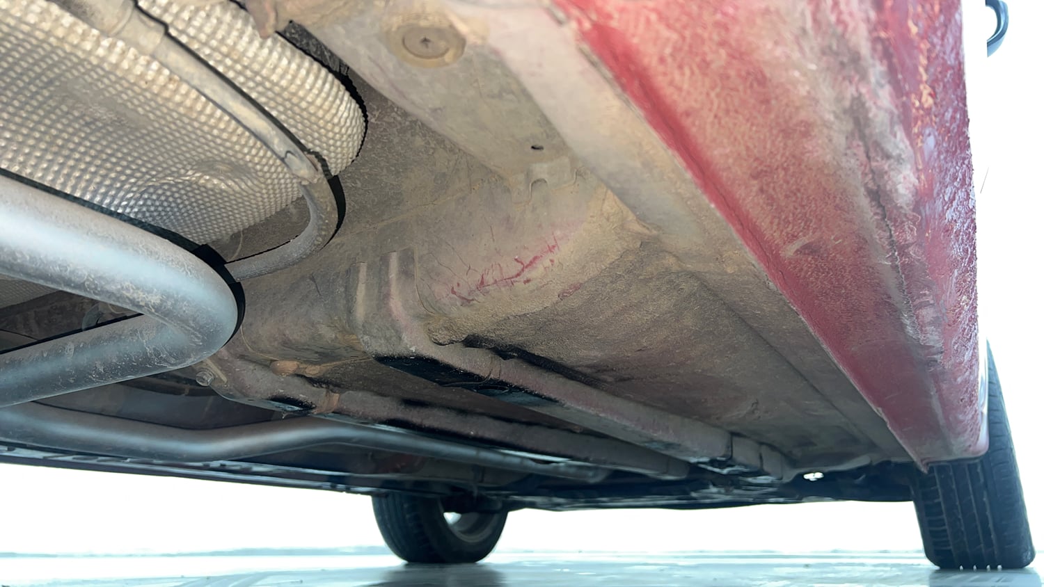 Used 2018 Hyundai Elite i20 Magna Executive 1.2 Petrol Manual extra REAR RIGHT UNDERBODY VIEW