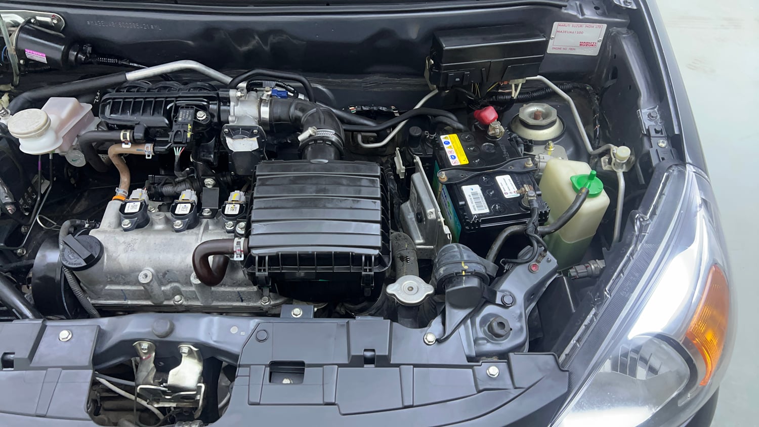Used 2021 Maruti Suzuki Alto 800 Vxi Plus Petrol Manual engine ENGINE LEFT SIDE VIEW