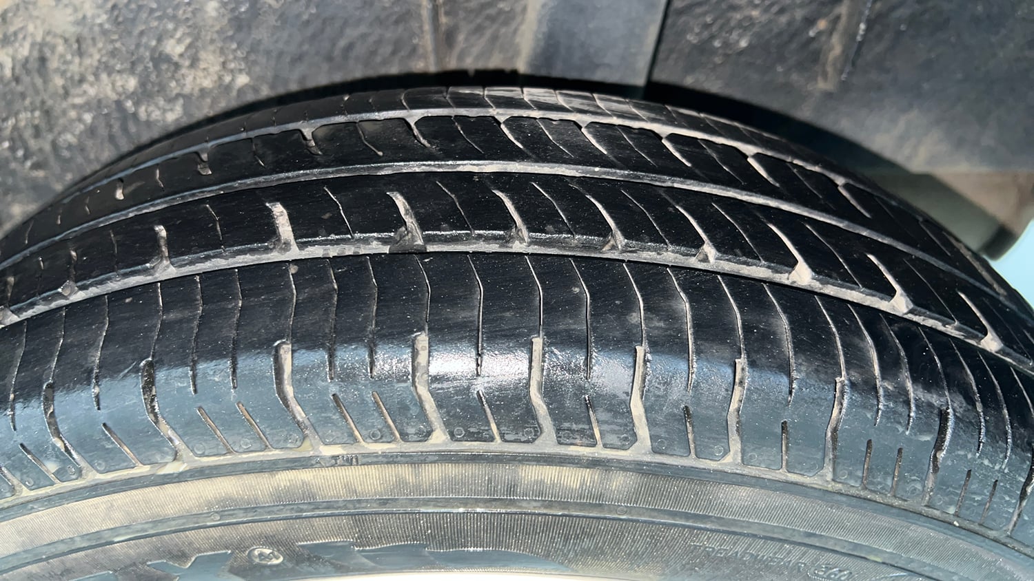 Used 2020 Renault Triber RXL Petrol Manual tyres LEFT REAR TYRE TREAD VIEW