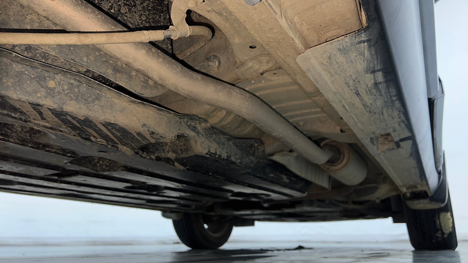 Used 2025 Honda Elevate ZX CVT Petrol Automatic extra REAR RIGHT UNDERBODY VIEW