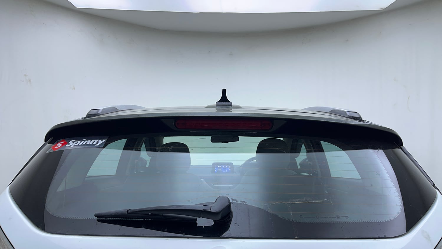 Used 2022 Tata Nexon XZ Plus (Premium) Petrol Manual exterior BACK WINDSHIELD VIEW