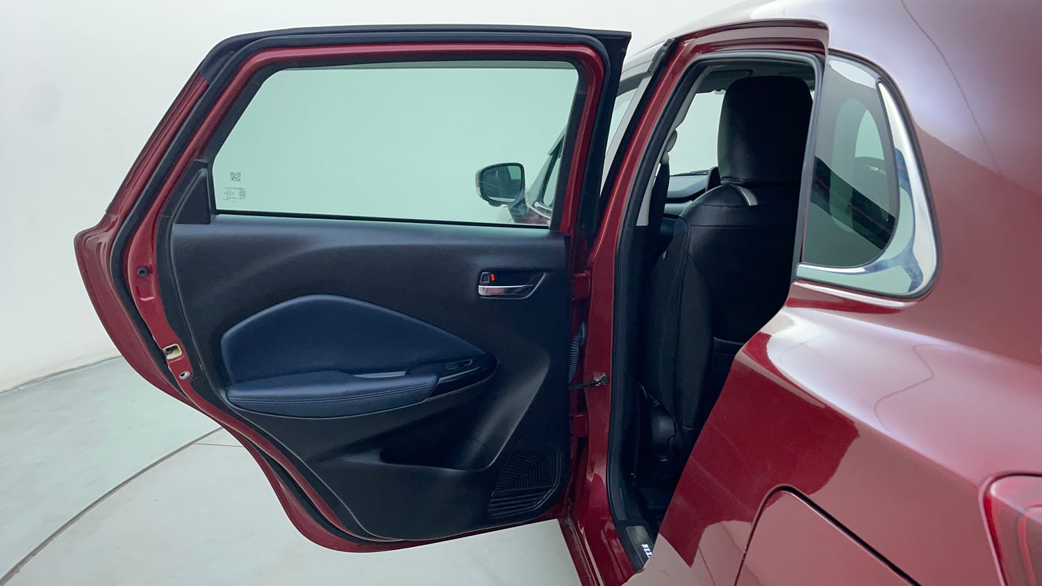 Used 2022 Maruti Suzuki Baleno Alpha MT Petrol Manual interior LEFT REAR DOOR OPEN VIEW
